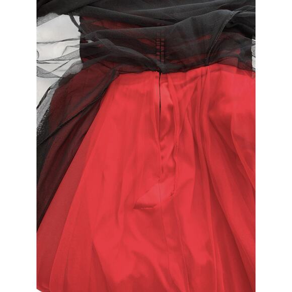 Cache Vintage Y2K Whimsigoth Fairy Coquette Mesh Asymmetric Hem Dress Prom Hoco - Picture 9 of 9